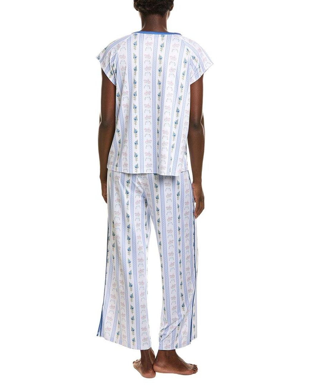 Haute Dreamz Blue 2Pc Henley & Pant Set