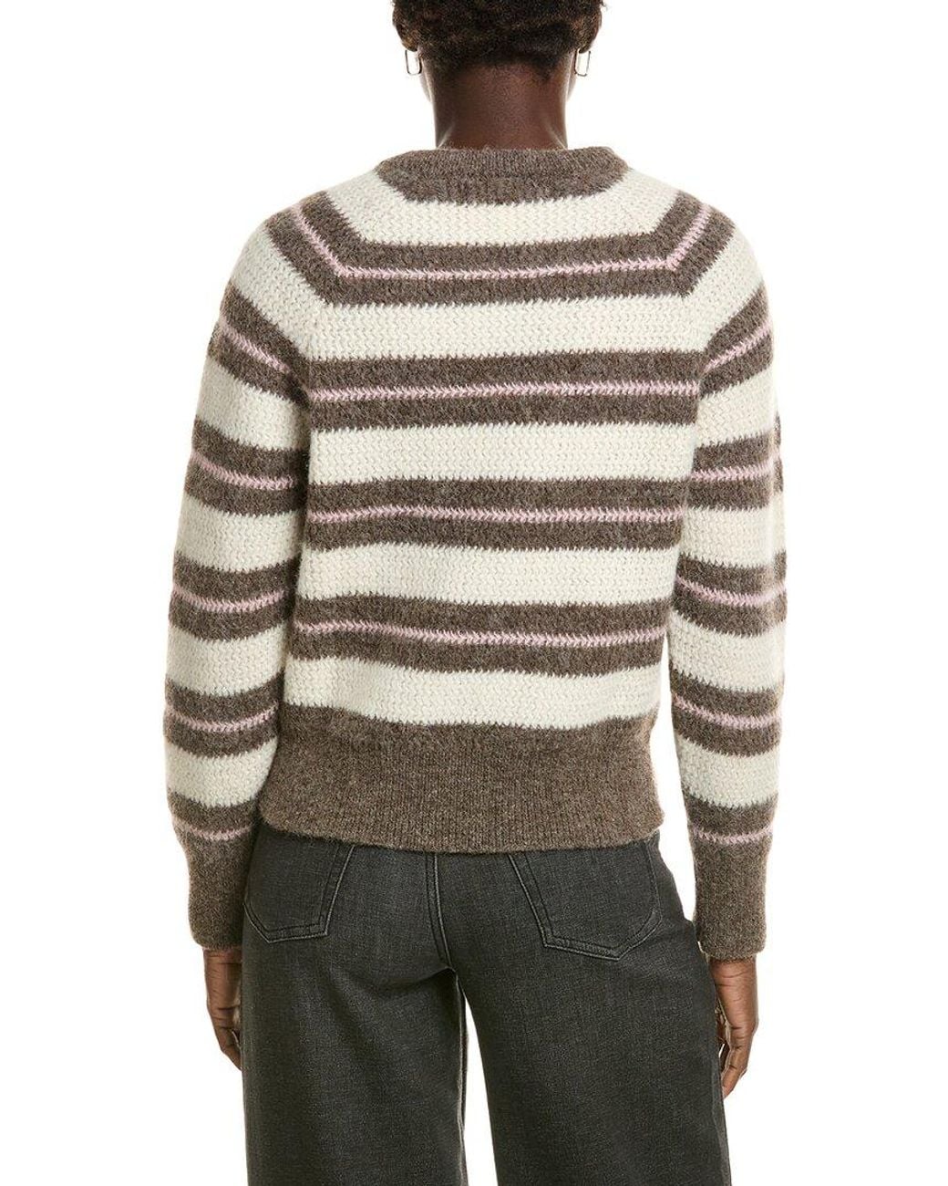Amo Denim Gray Amo Sydney Alpaca & Wool-Blend Sweater