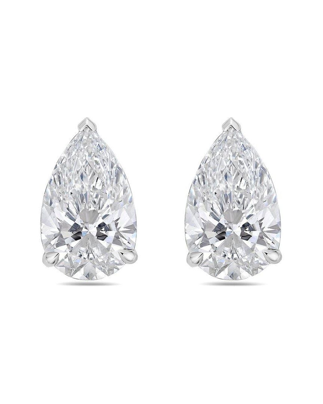 Diana M Metallic Diana M. 14K 5.00 Ct. Tw. Lab-Grown Diamond Earrings