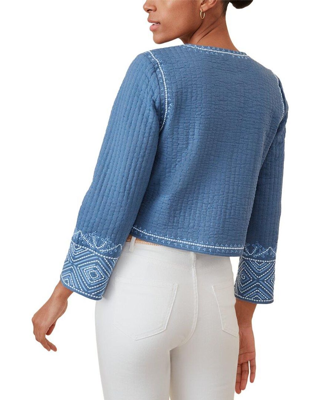 J.McLaughlin Blue Idella Jacket