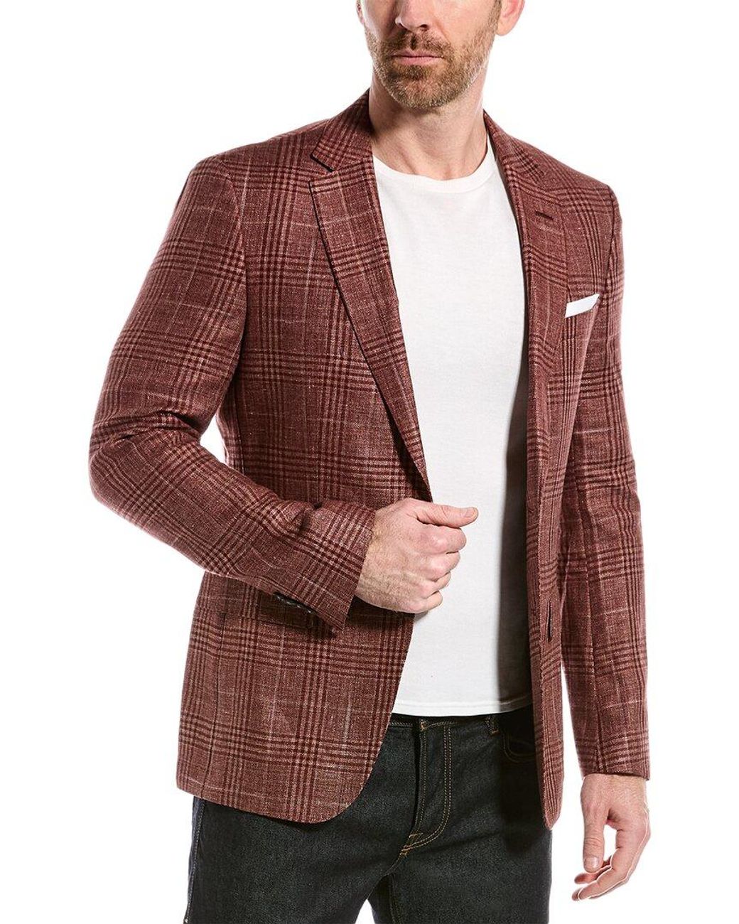 Boss hutsons deals trim fit blazer