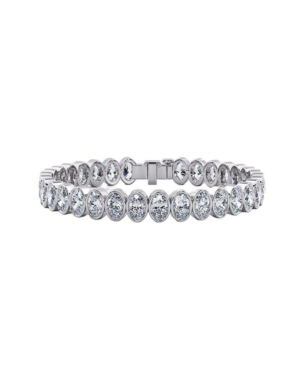 Lab Grown Diamonds White 14K 16.50 Ct. Tw. Lab-Grown Diamond Tennis Bracelet