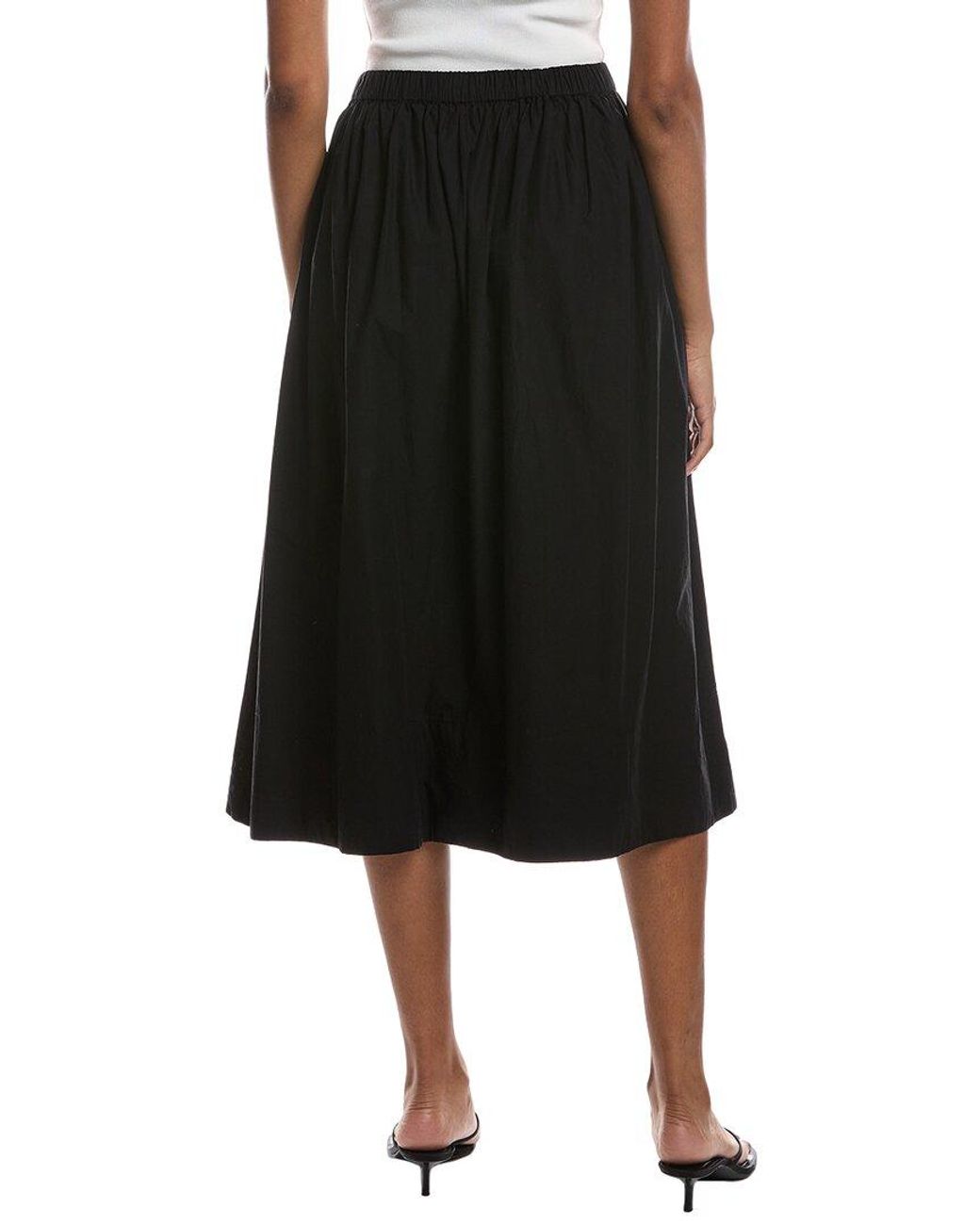 Michael Stars Black Meadow Midi Skirt