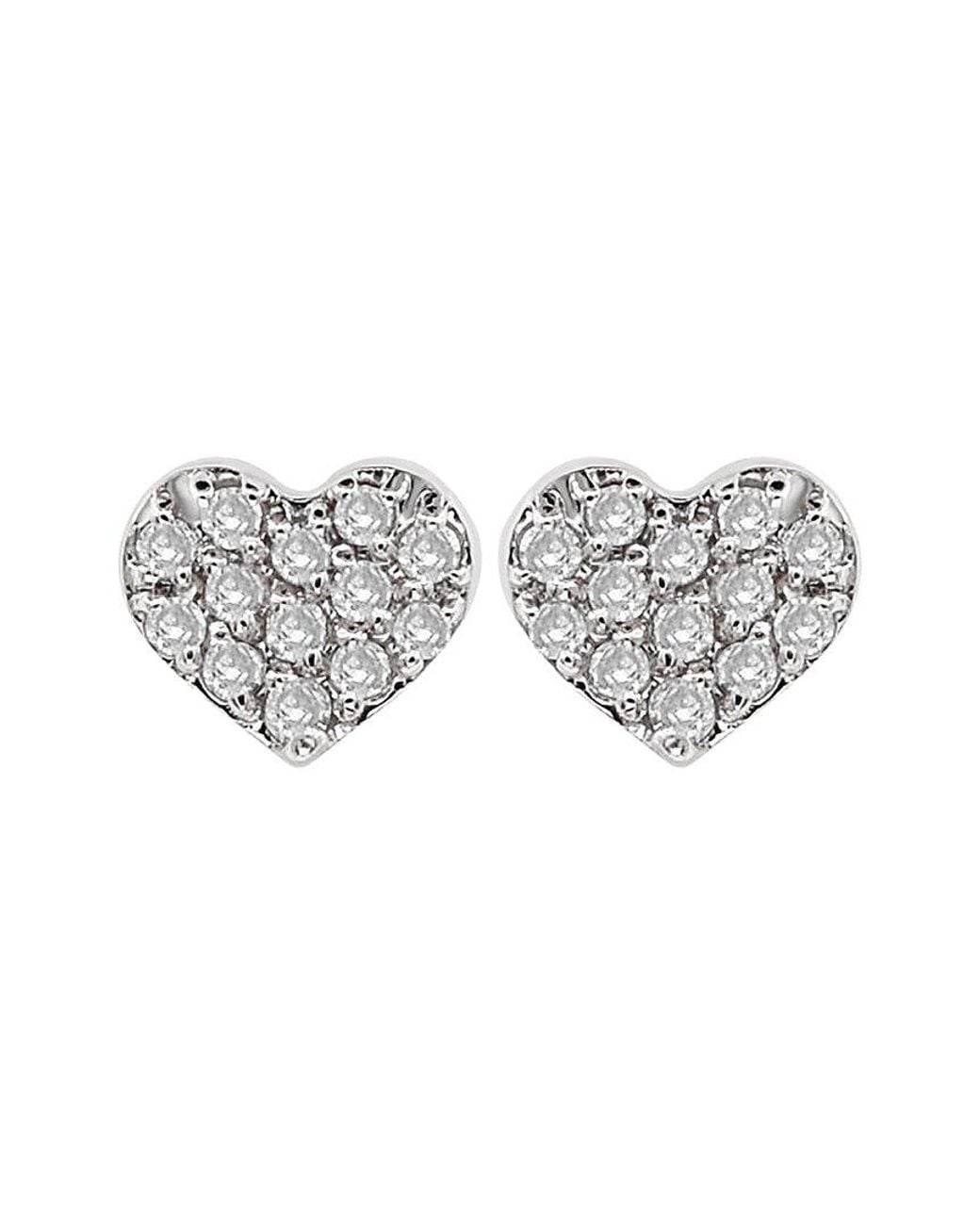 Diana M White Fine Jewelry 14K 0.07 Ct. Tw. Diamond Earrings
