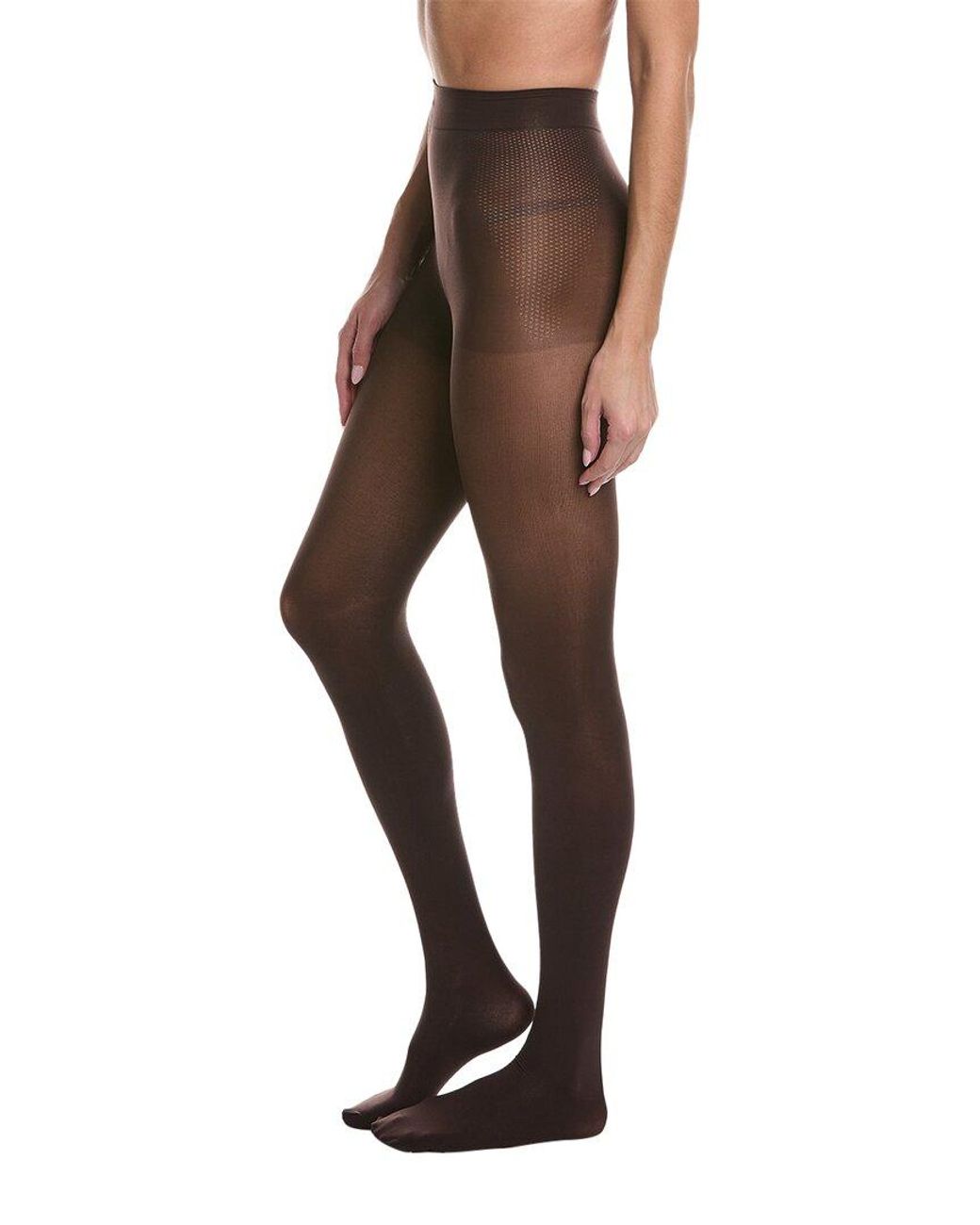 Hue top brown tights
