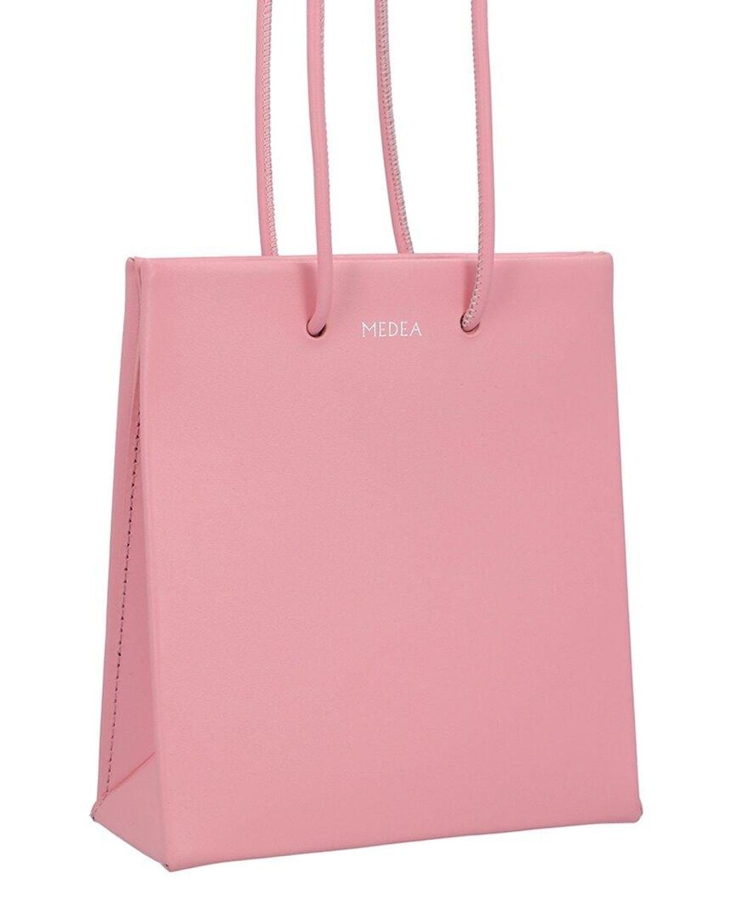 MEDEA Pink Leather Crossbody