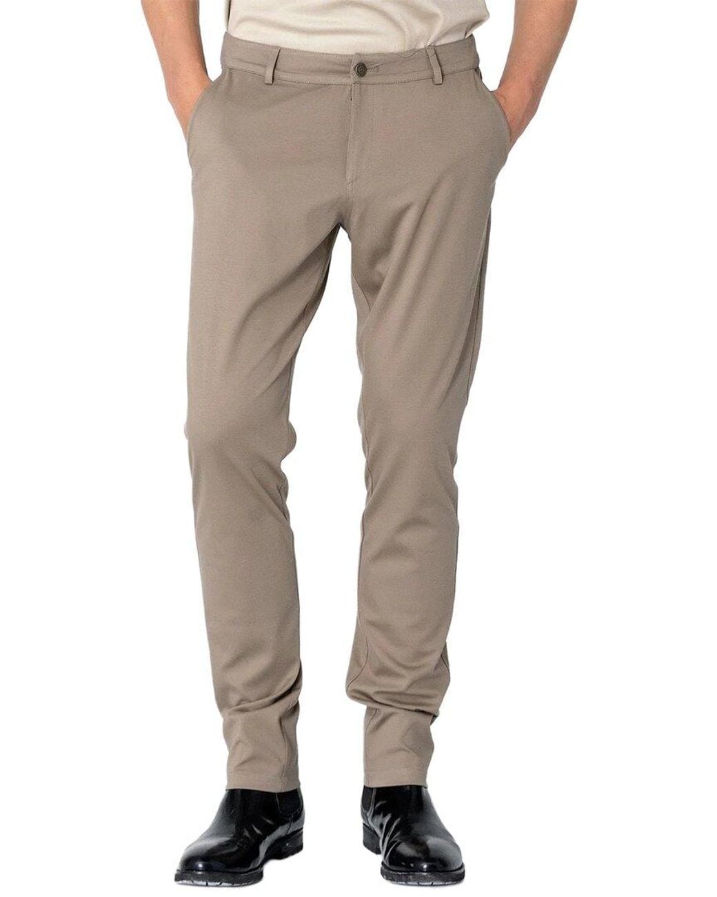 Ron Tomson Natural Tapered Casual Wear Pant for men