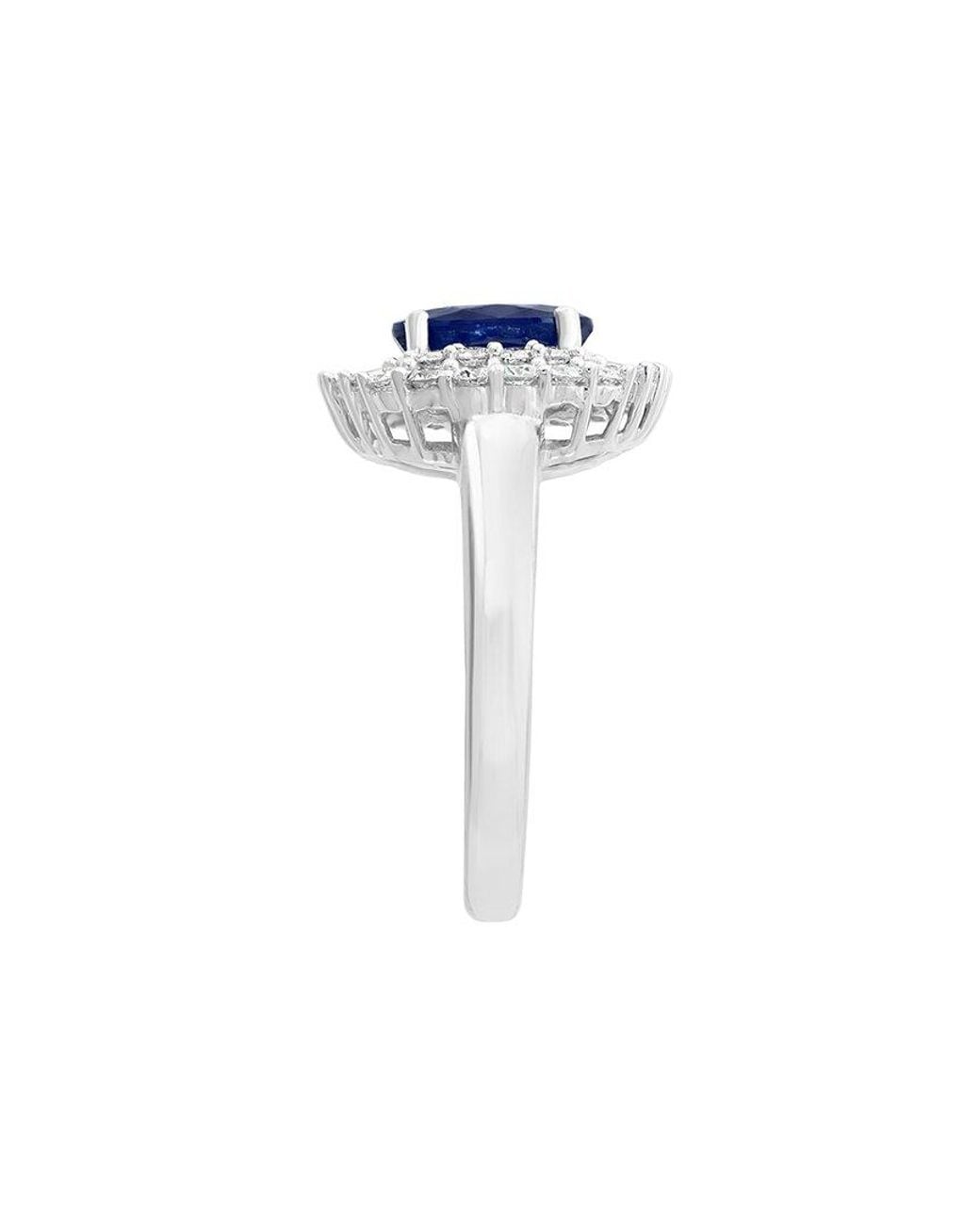 Effy Fine Jewelry Blue 14K 1.95 Ct. Tw. Diamond & Sapphire Ring