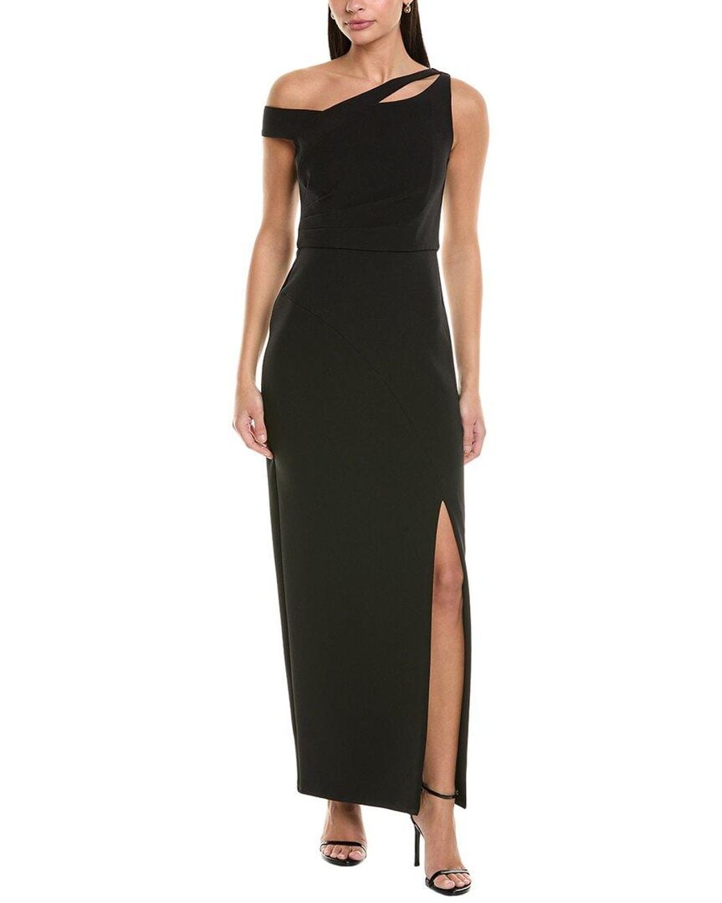 Shoshanna Black Alana Maxi Dress