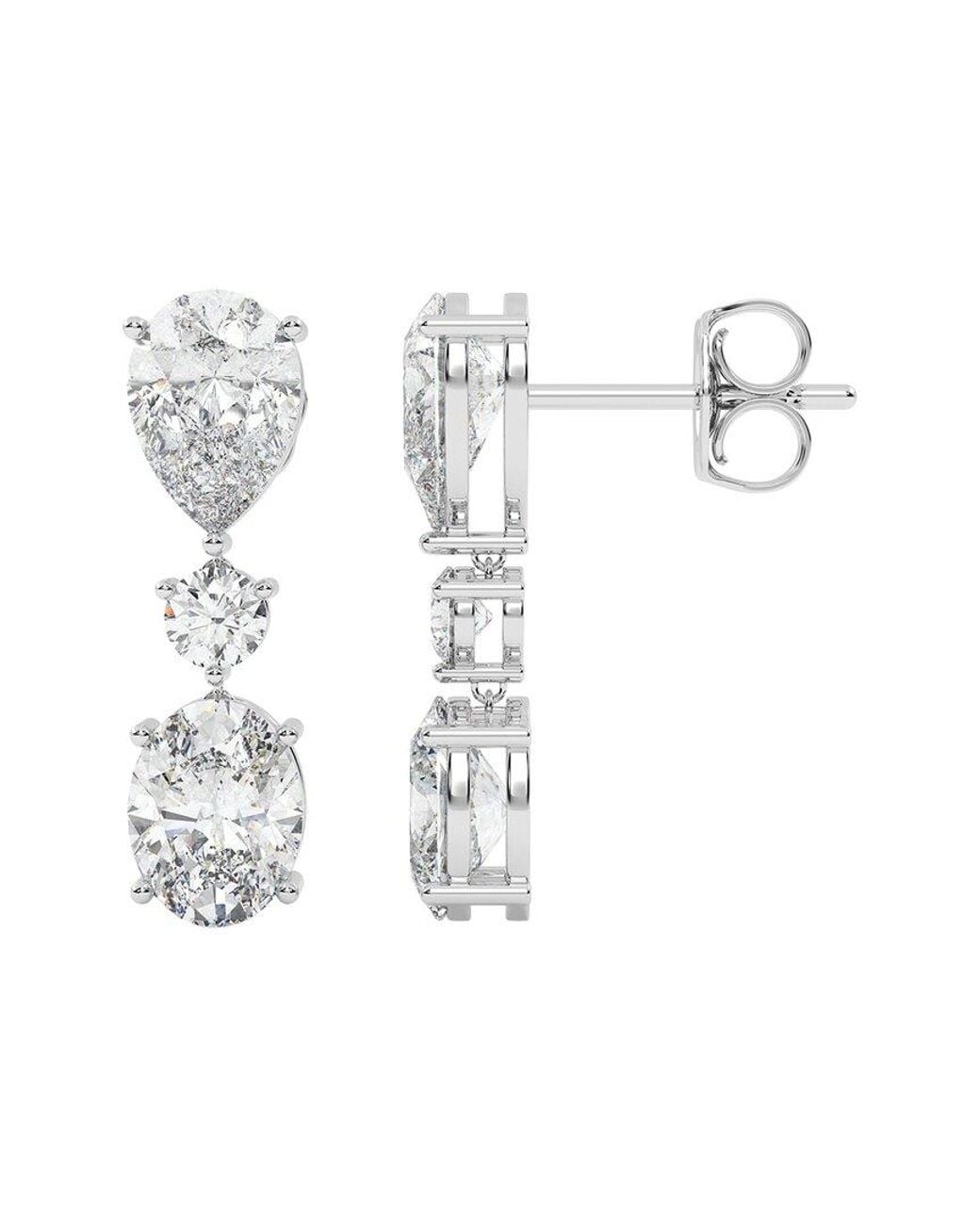 VOWE White 14K 9.00 Ct. Tw. Lab-Grown Diamond Earrings