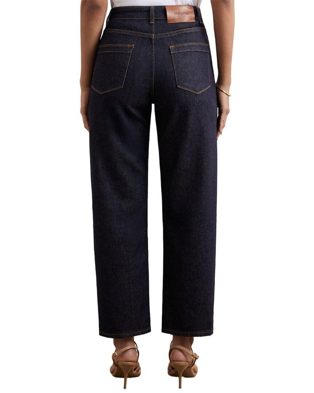 Reiss Blue Marcie Straight Fit Jean