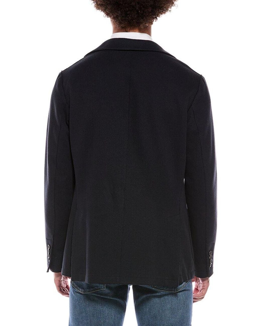 Eleventy Black Single Breasted Jacket for men