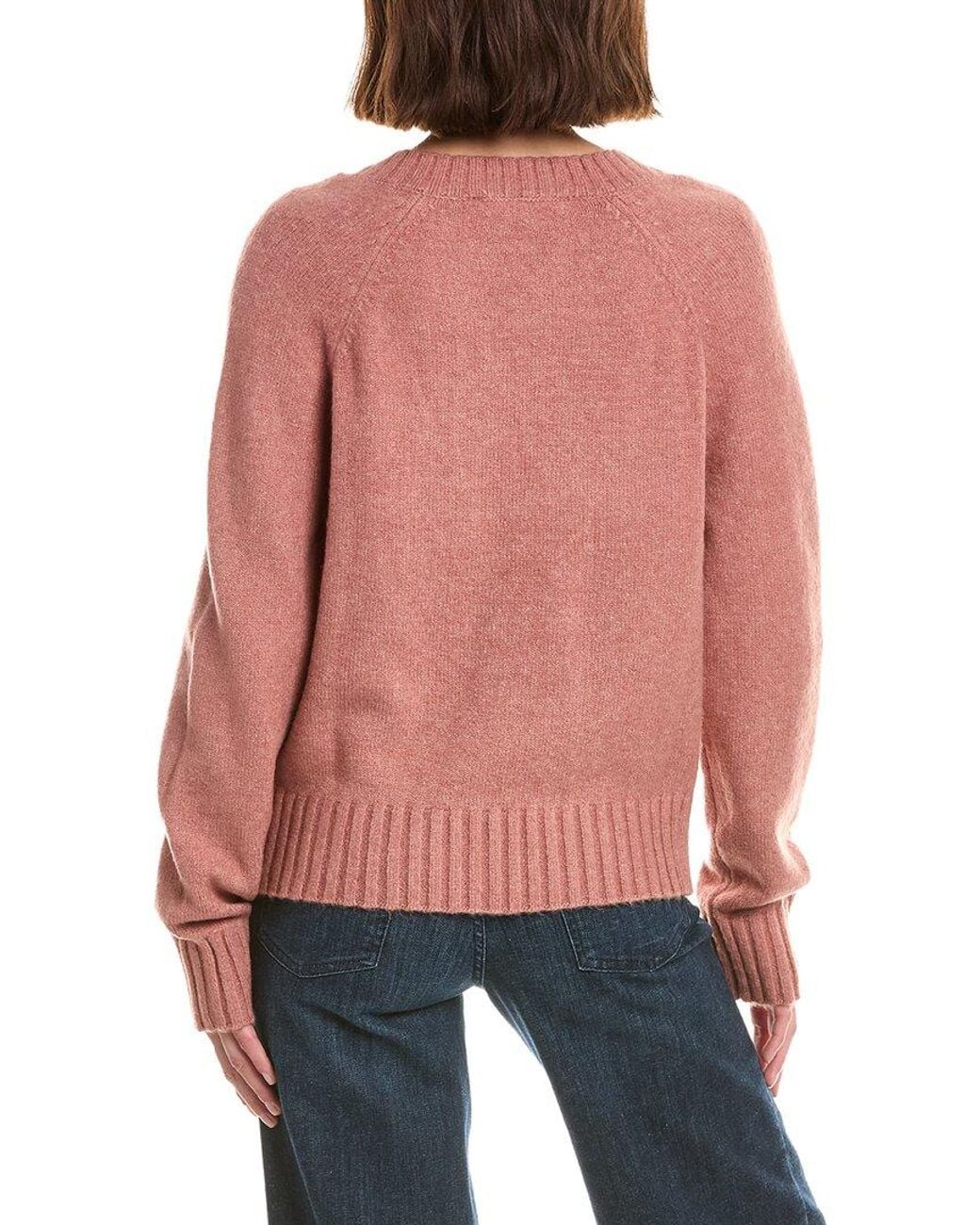 French Connection Red Suzie V Neck Sweater