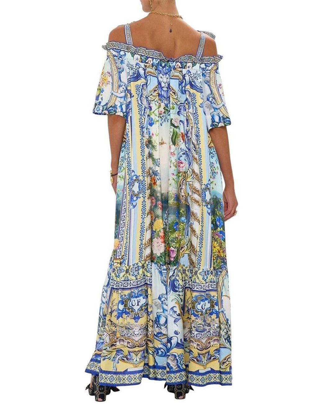 Linda Charm Blue Maxi Dress