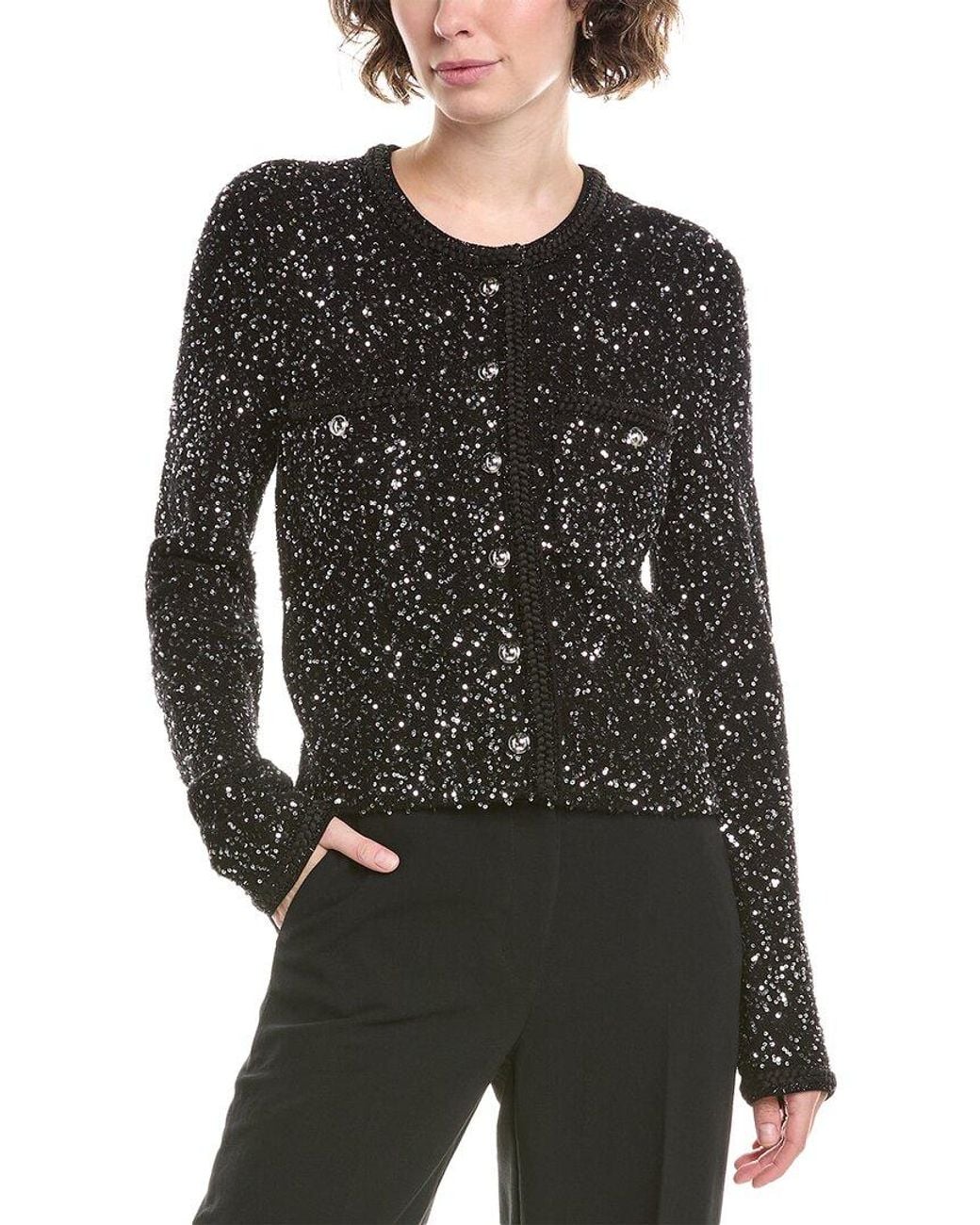 MICHAEL Michael Kors Black Snap Jacket