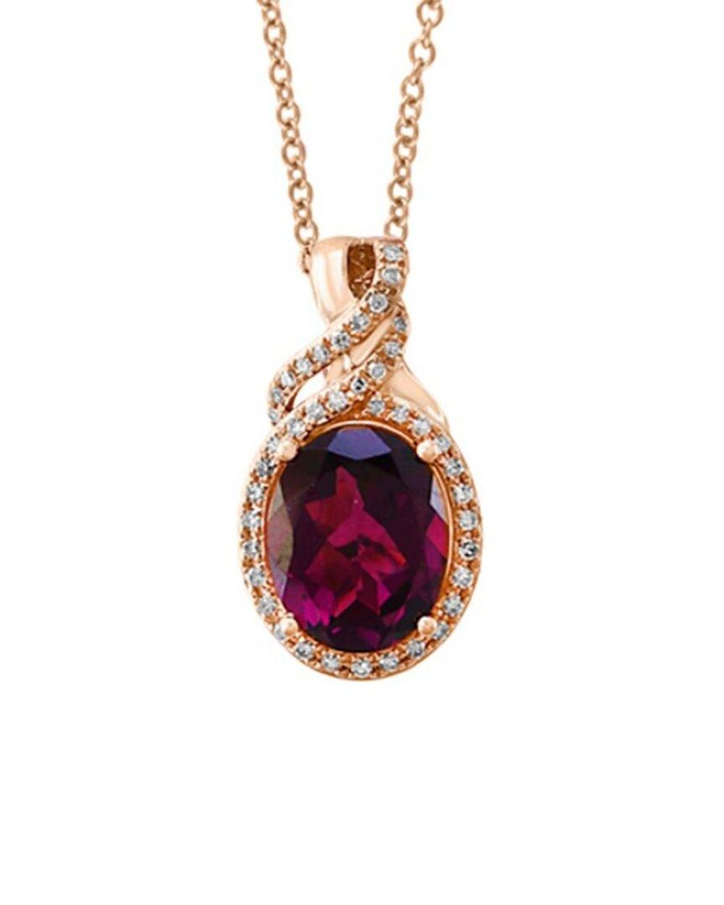 Effy Fine Jewelry 14k Rose Gold 3.05 Ct. Tw. Diamond & Rhodolite