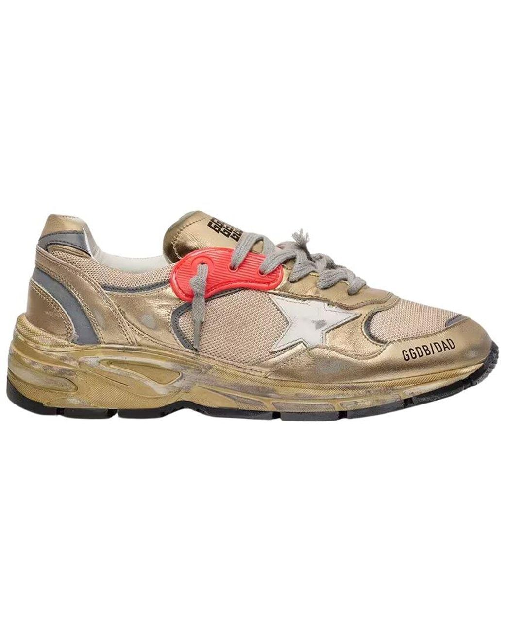 Golden Goose Deluxe Brand Pink Dad-Star Leather Sneaker