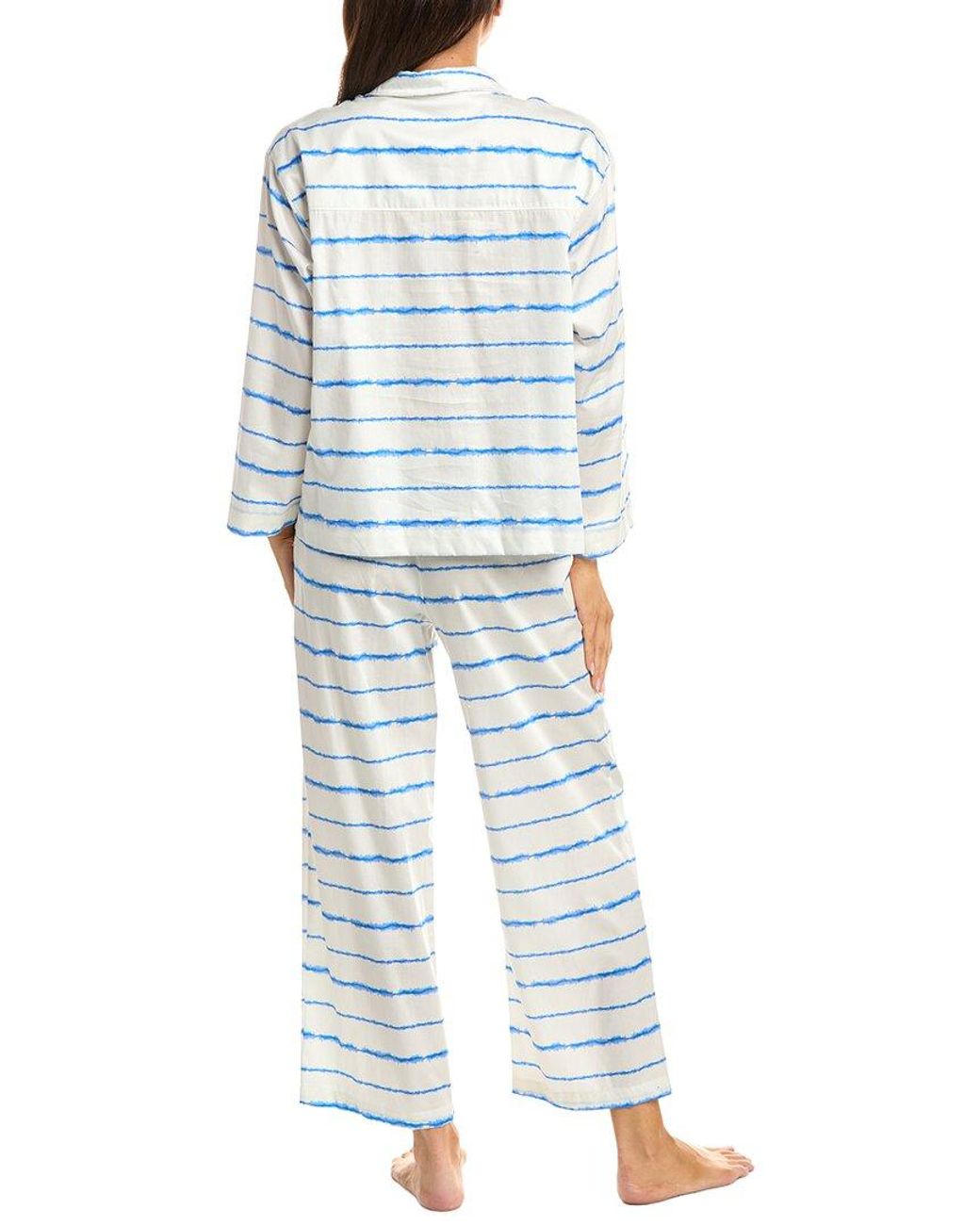Natori Blue 2Pc Pajama Pant Set