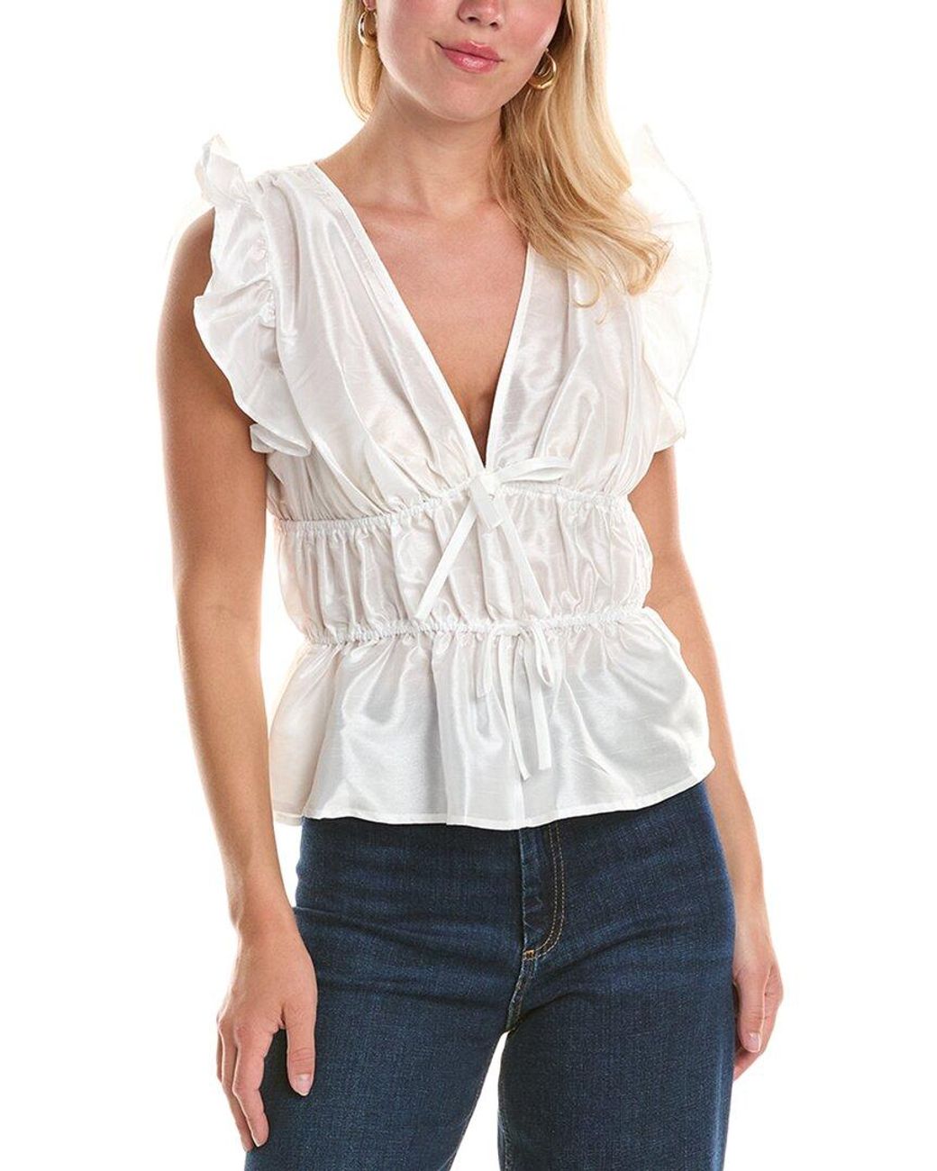 Hutch White Loni Top