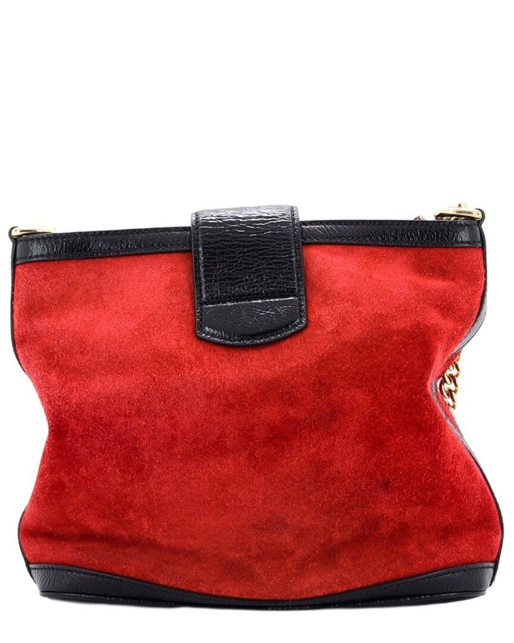 Gucci Red Suede Dionysus Bucket Bag Medium (authentic Pre-loved)