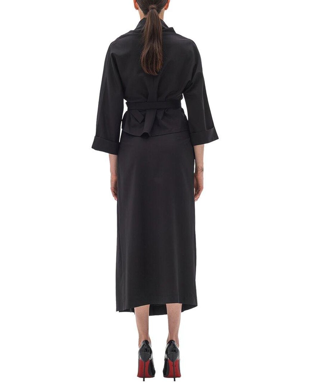 BGL Blue 2Pc Blouse & Skirt Set