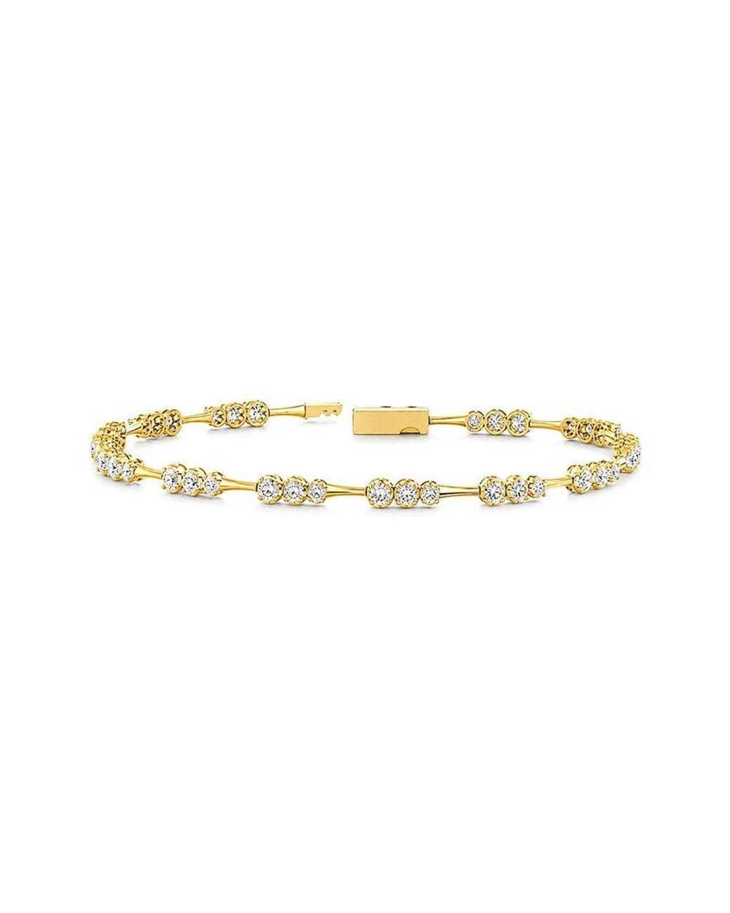 Lab Grown Diamonds White 14K 1.97 Ct. Tw. Lab-Grown Diamond Tennis Bracelet