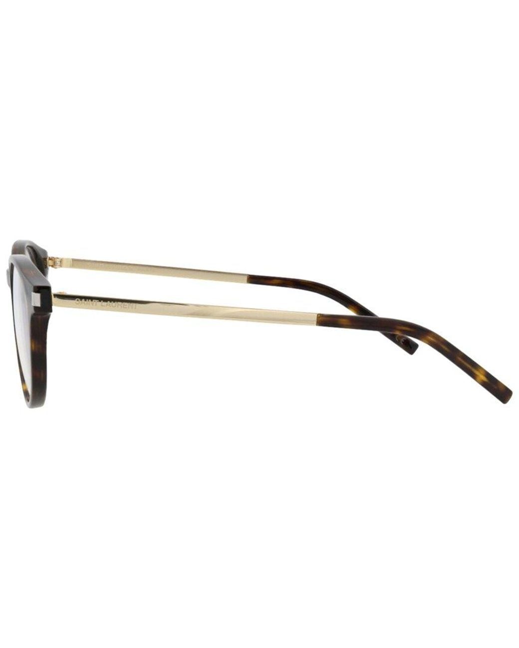 Saint Laurent Metallic Sl25 49Mm Optical Frames
