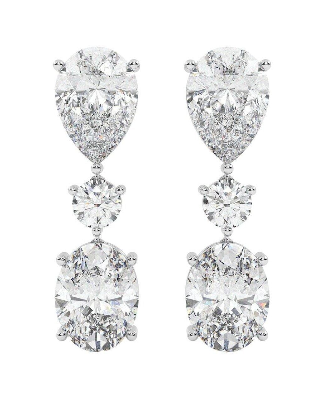 VOWE White 14K 9.00 Ct. Tw. Lab-Grown Diamond Earrings