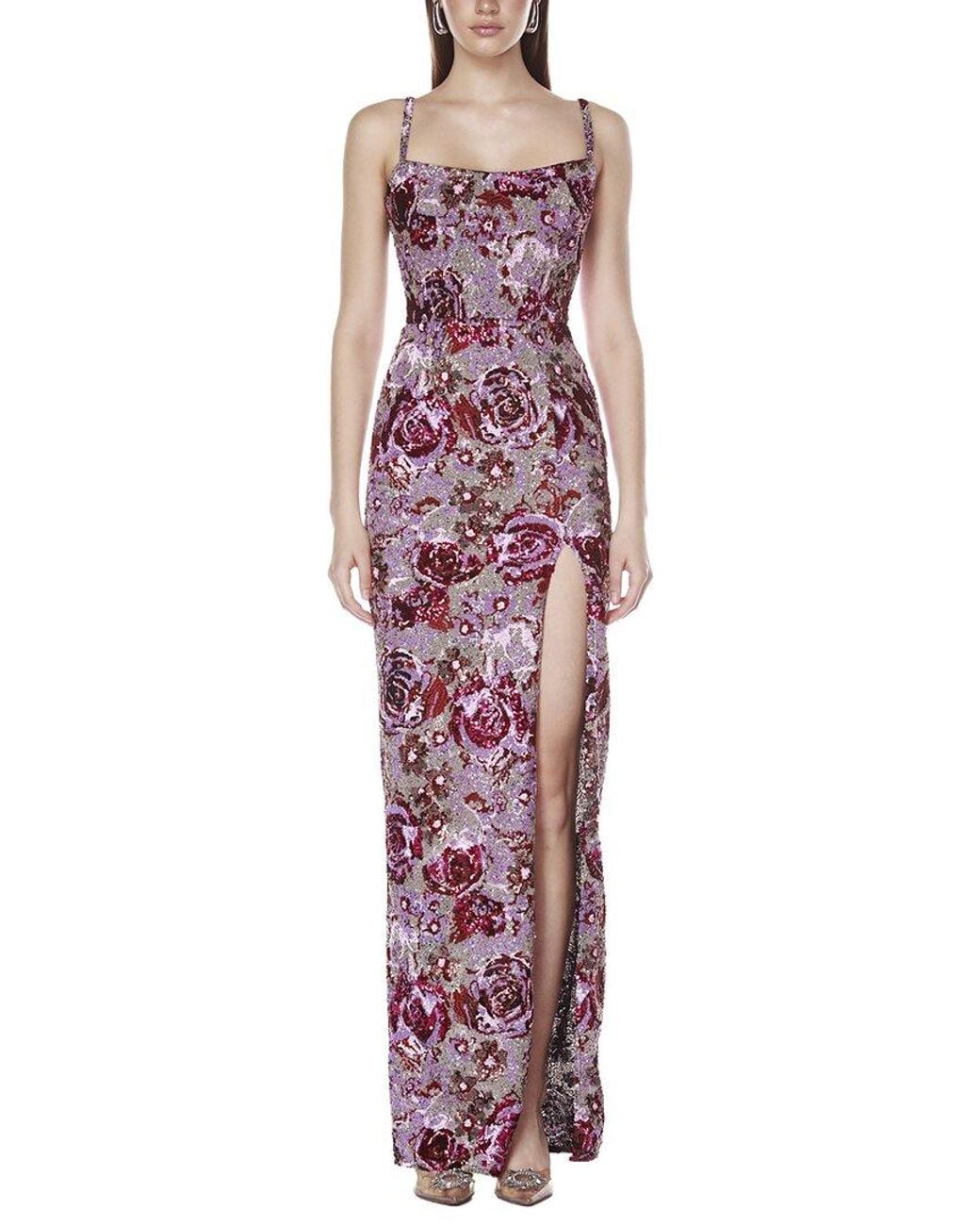 Bronx and Banco Purple Allegra Maxi Dress