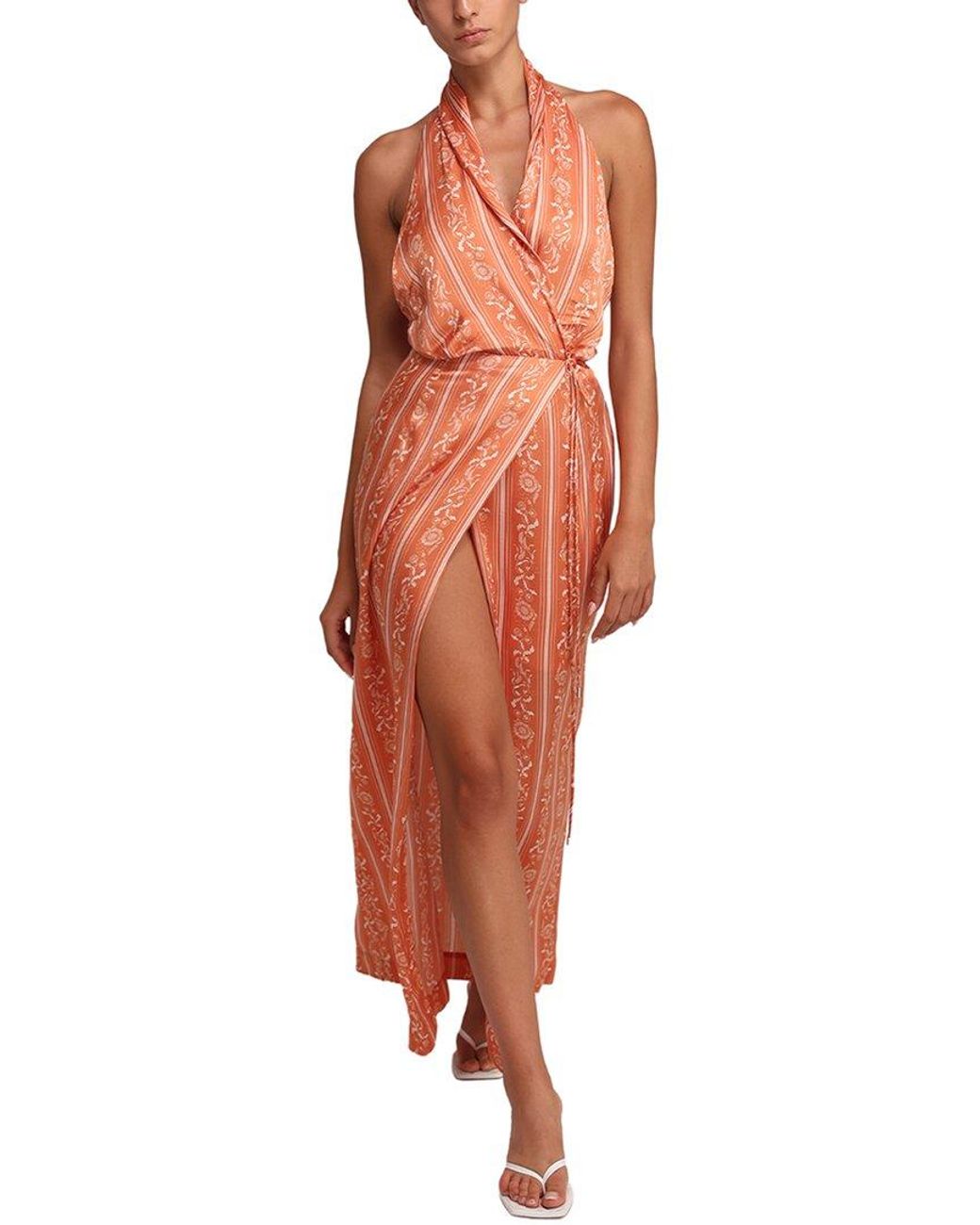 Sabina Musayev Orange Alesia Dress
