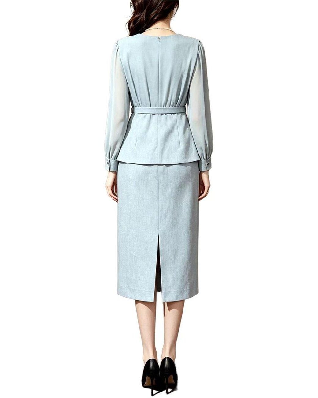 BRC By BURRYCO Blue Midi Dress