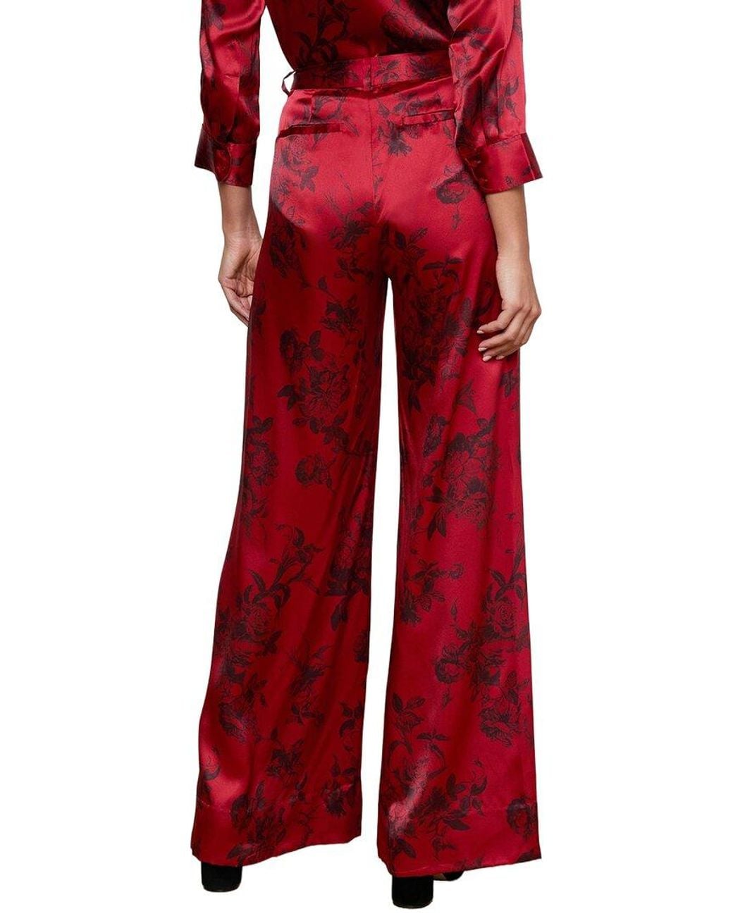 L'Agence Red Pilar Pant