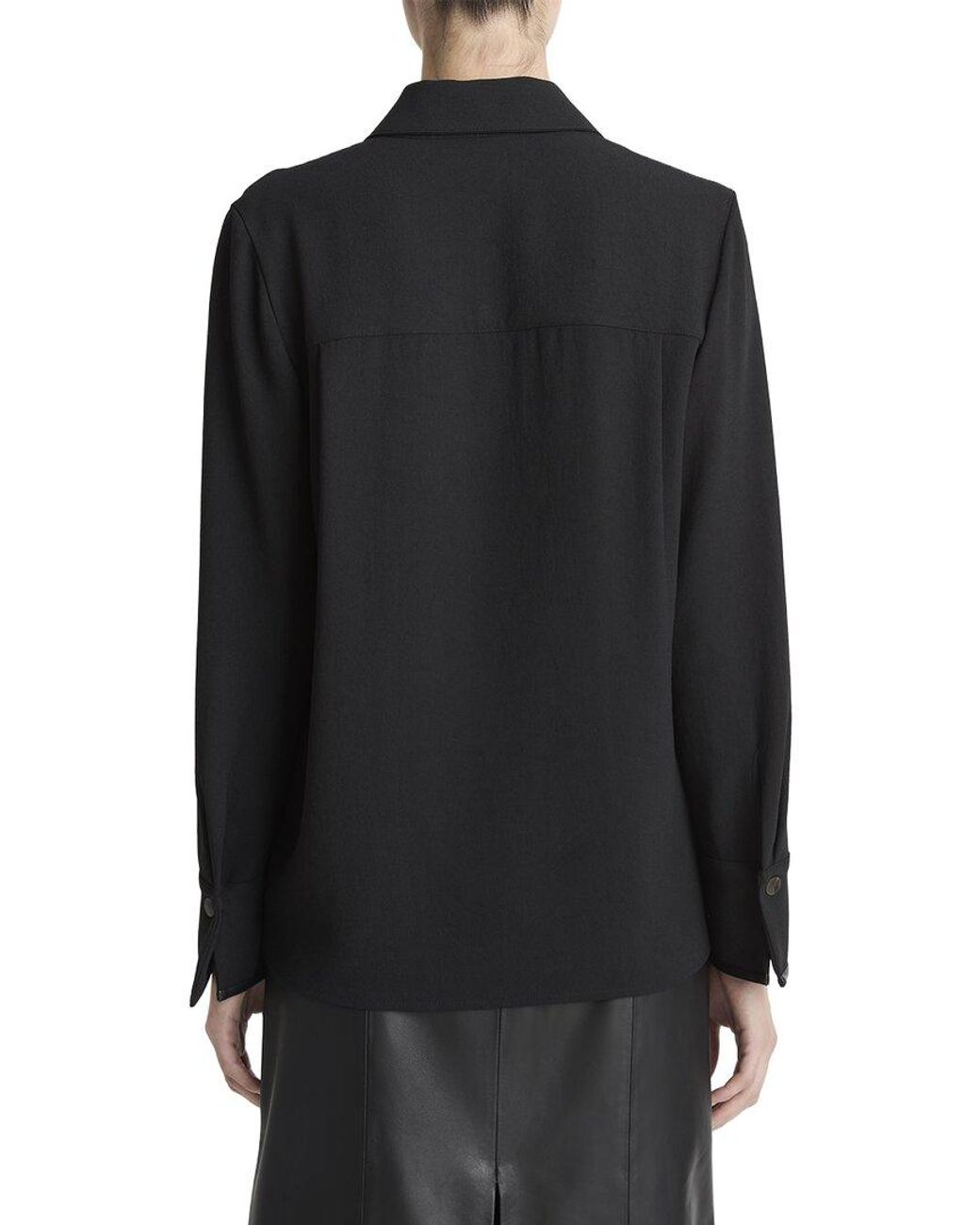 Vince Black Blouse