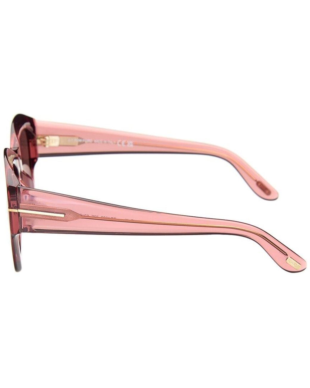Tom Ford Pink Guilliana 52Mm Sunglasses