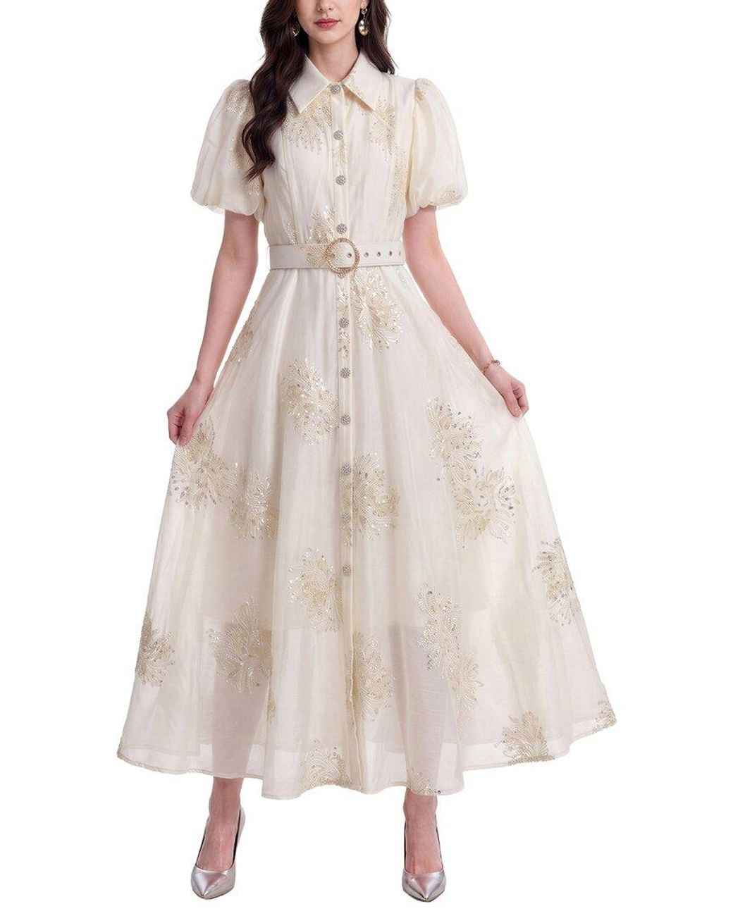 Tedora Natural Mini Dress