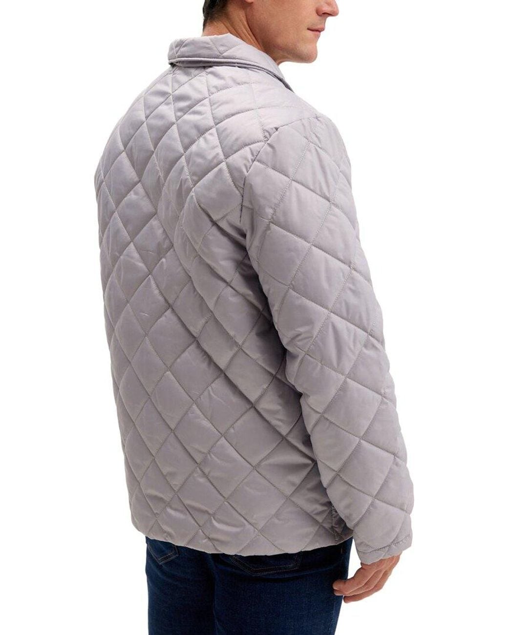 Ron Tomson Gray Puffer Jacket for men
