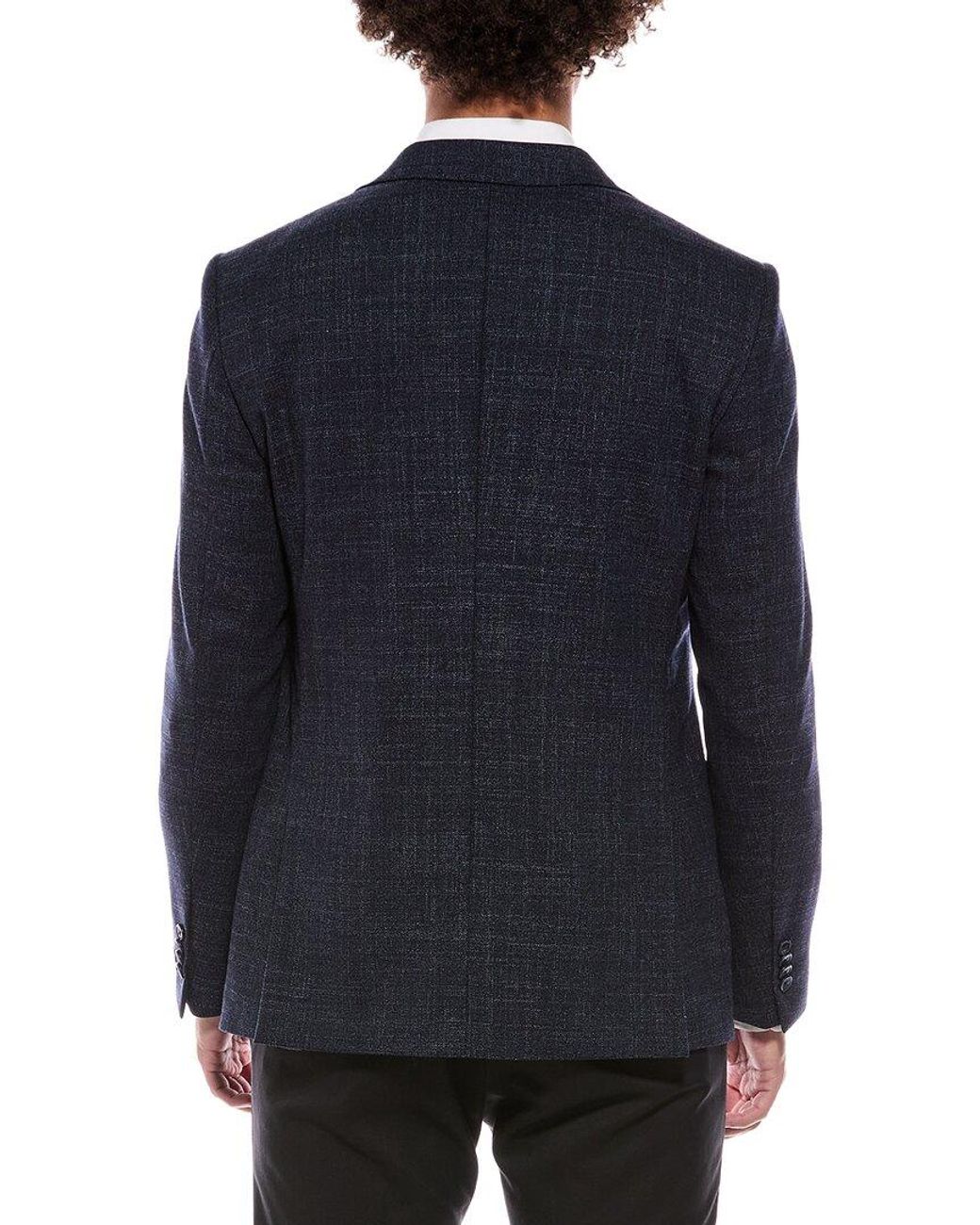 John Varvatos Blue Star U. S.A. Bedford Wool & Silk-Blend Jacket for men