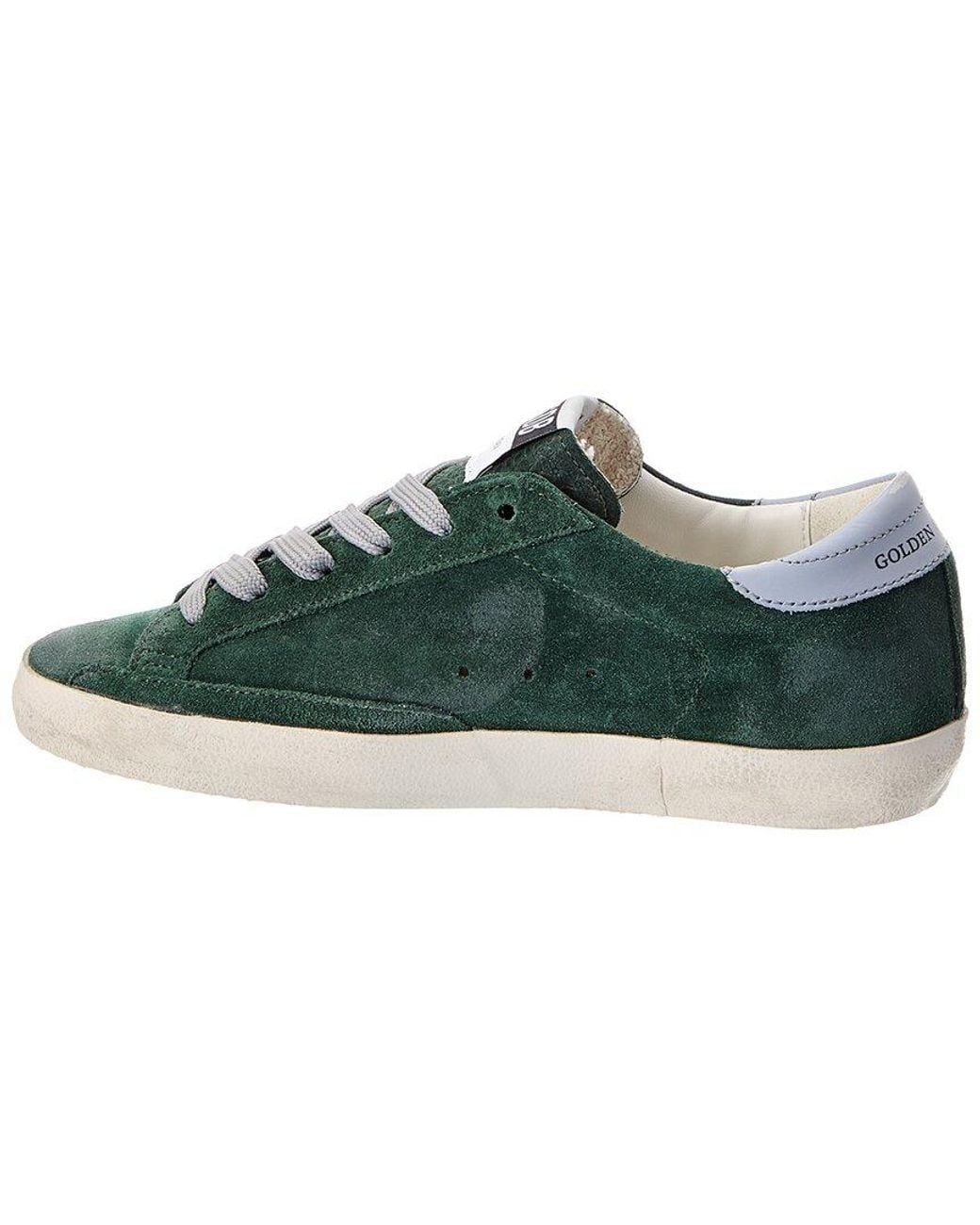 Golden Goose Deluxe Brand Green Superstar Suede Sneaker