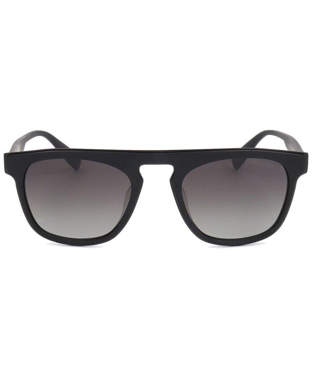 Trussardi Black Str406F 703P 53Mm Sunglasses for men