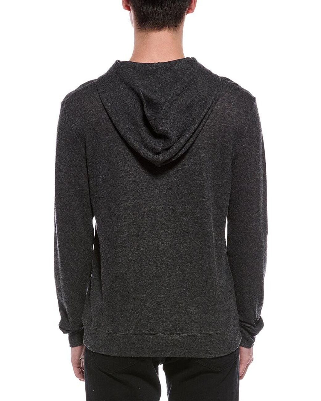 Faherty Brand Black Aspen Lounge Cashmere-Blend Hoodie for men