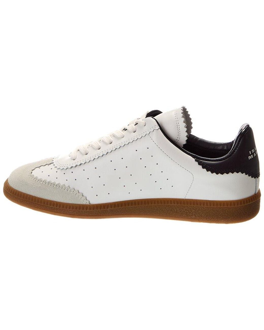 Isabel Marant White Bryce Leather Sneaker