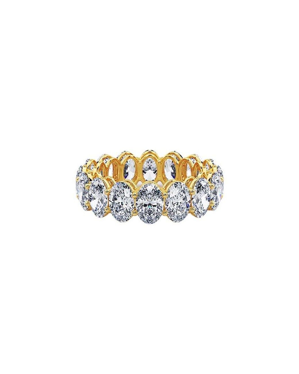 Lab Grown Diamonds White 14K 8.20 Ct. Tw. Lab-Grown Diamond Eternity Ring
