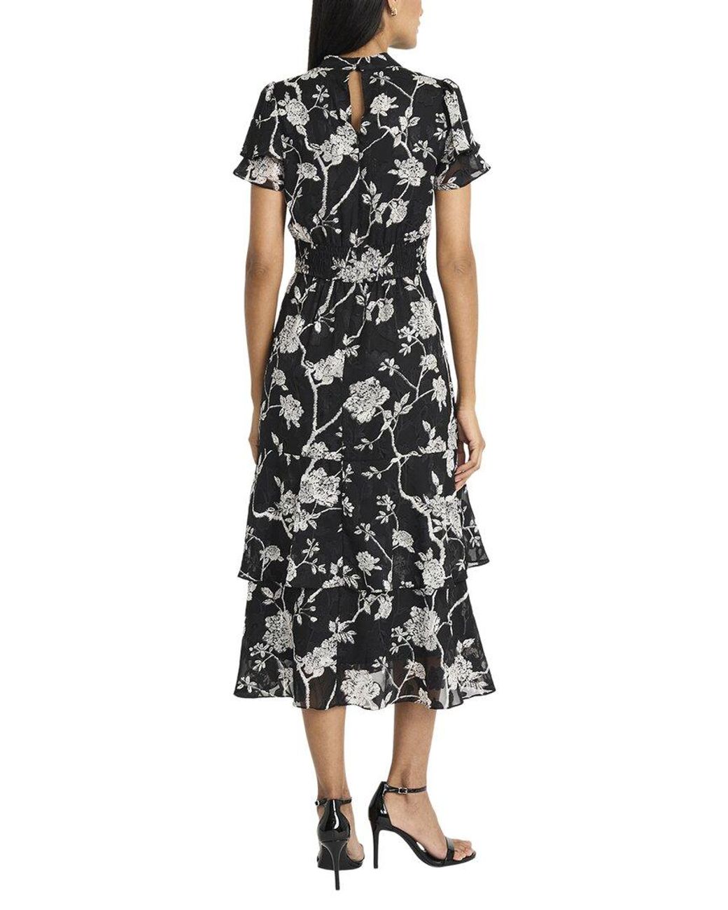 Maggy London Black Midi Dress