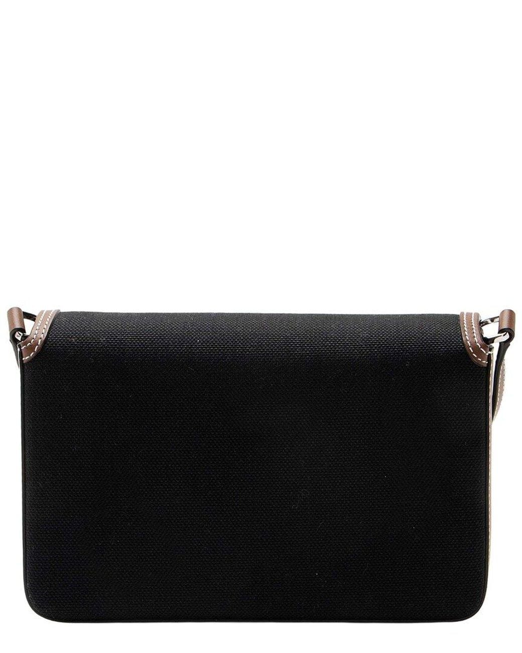 Burberry Black Canvas New Hampshire Small Crossbody, Never Carried (Authentic Pre- Loved)
