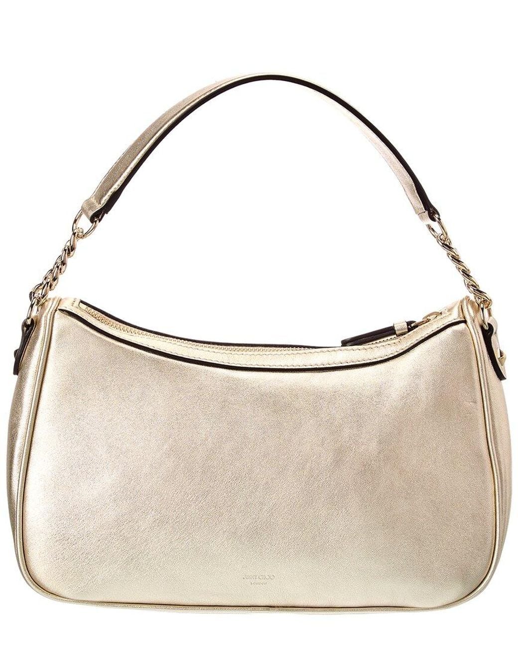 Jimmy Choo Natural Jc Soft Leather Hobo Bag