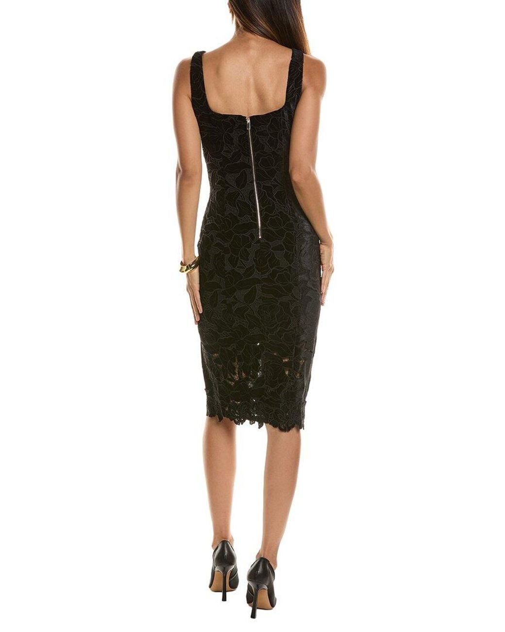 Generation Love Black Glinda Velvet Lace Dress