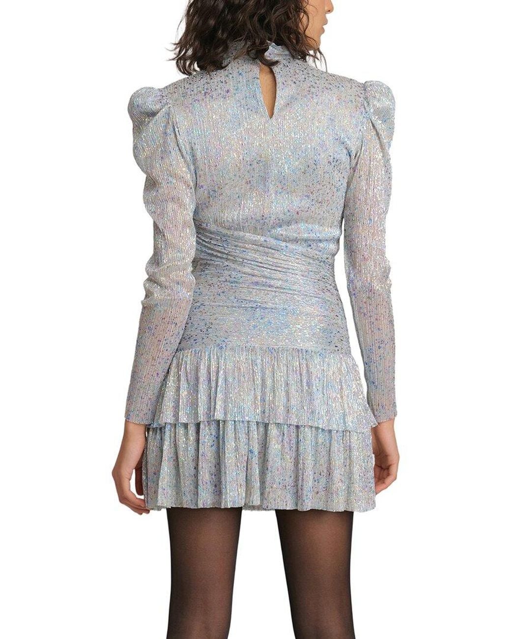 Sabina Musayev Gray Brenda Mini Dress