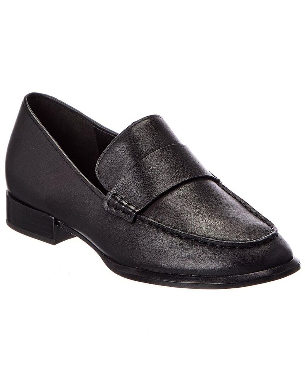 Vince Black Nelli-B Leather Loafer