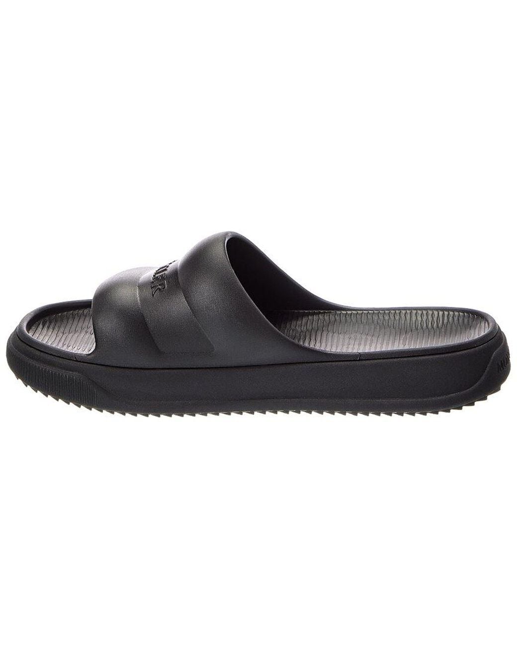 Moncler Black Altive Rubber Slide