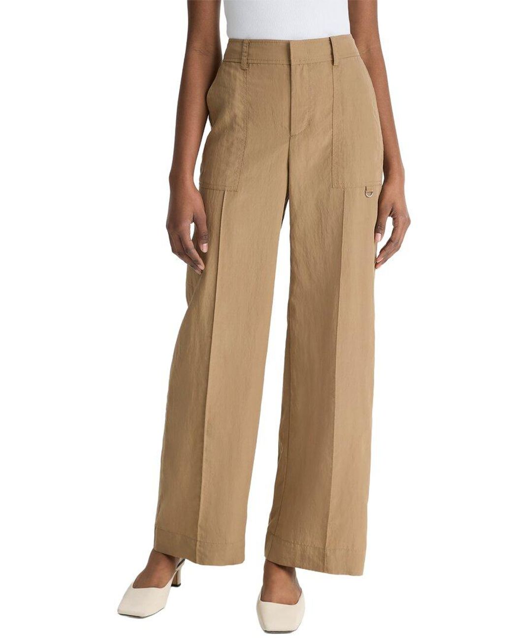 Vince Natural Mid Rise Utility Barrel Pant